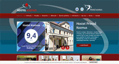 Desktop Screenshot of hostel-kozmus.si