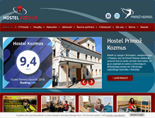 Tablet Screenshot of hostel-kozmus.si